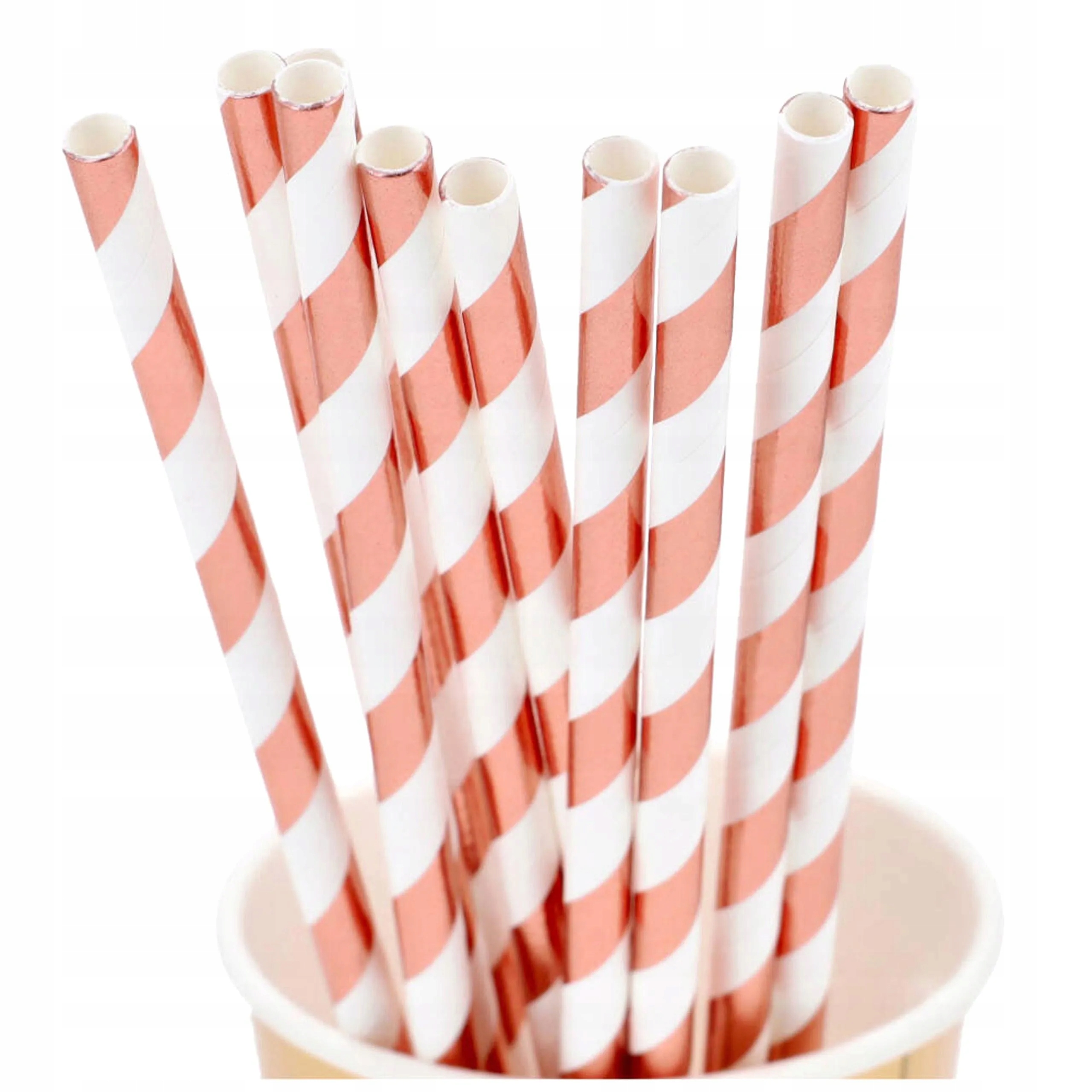 SŁOMKI jednorazowe papierowe RURKI do picia napoi panieński urodziny 10szt