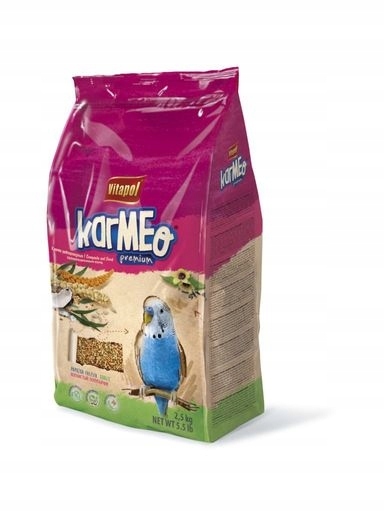 Levně 2 X Karmeo prémiové krmivo pro vlnité papoušky 2,5 kg