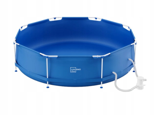 Roštový bazén, Ø 300 x výška 76 cm, s filtračným čerpadlom Livarno Home