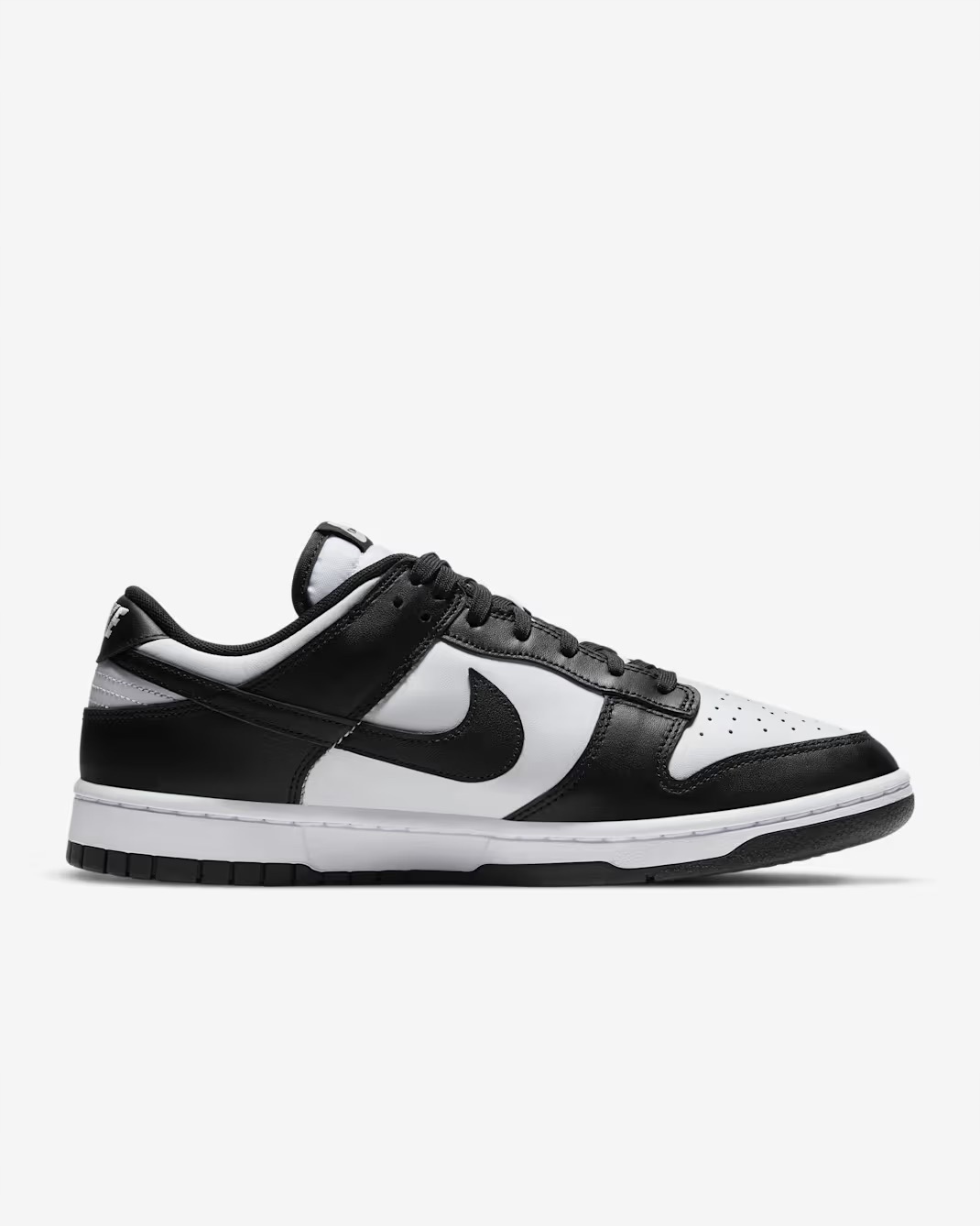 Unisexové boty Nike Dunk Low DD1391-100 bílé, černé, kožené, streetwear 45.5