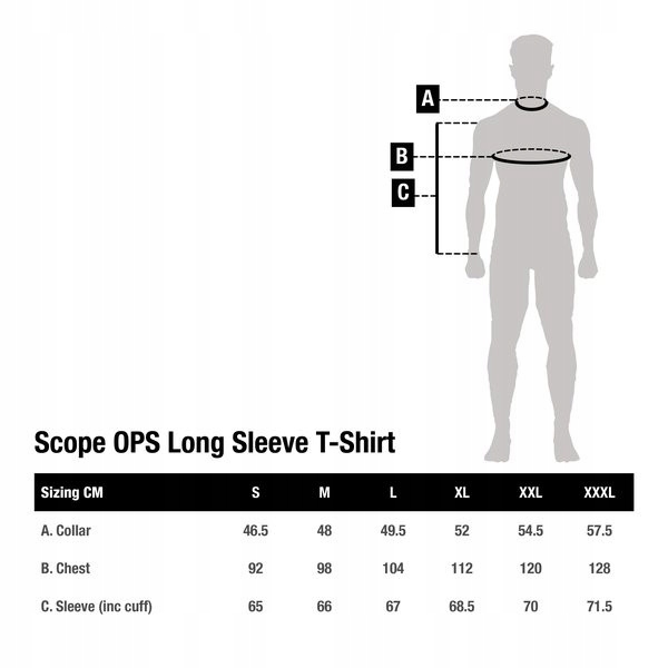 Koszulka Nash Scope Ops Long Sleeve T-Shirt 3XL Rozmiar: XXX-Large (XXXL) Model Scope OPS