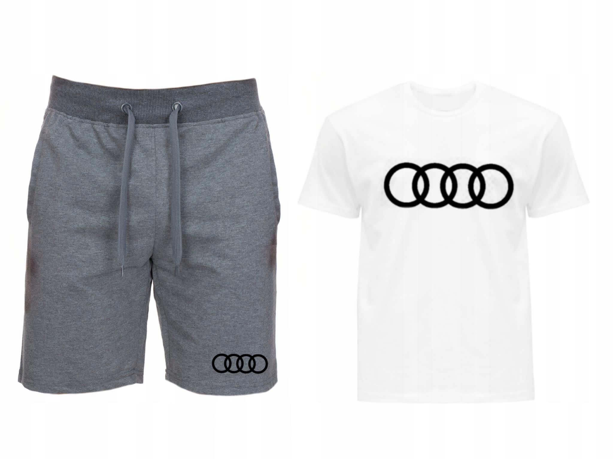 

Komplet Tshirt + Krótkie Spodenki Audi Męski M
