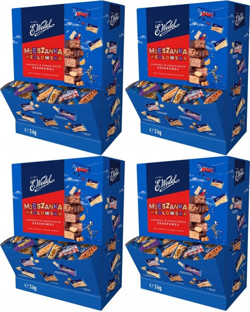 Mieszanka Wedlowska classic mix smaków 3kg x4