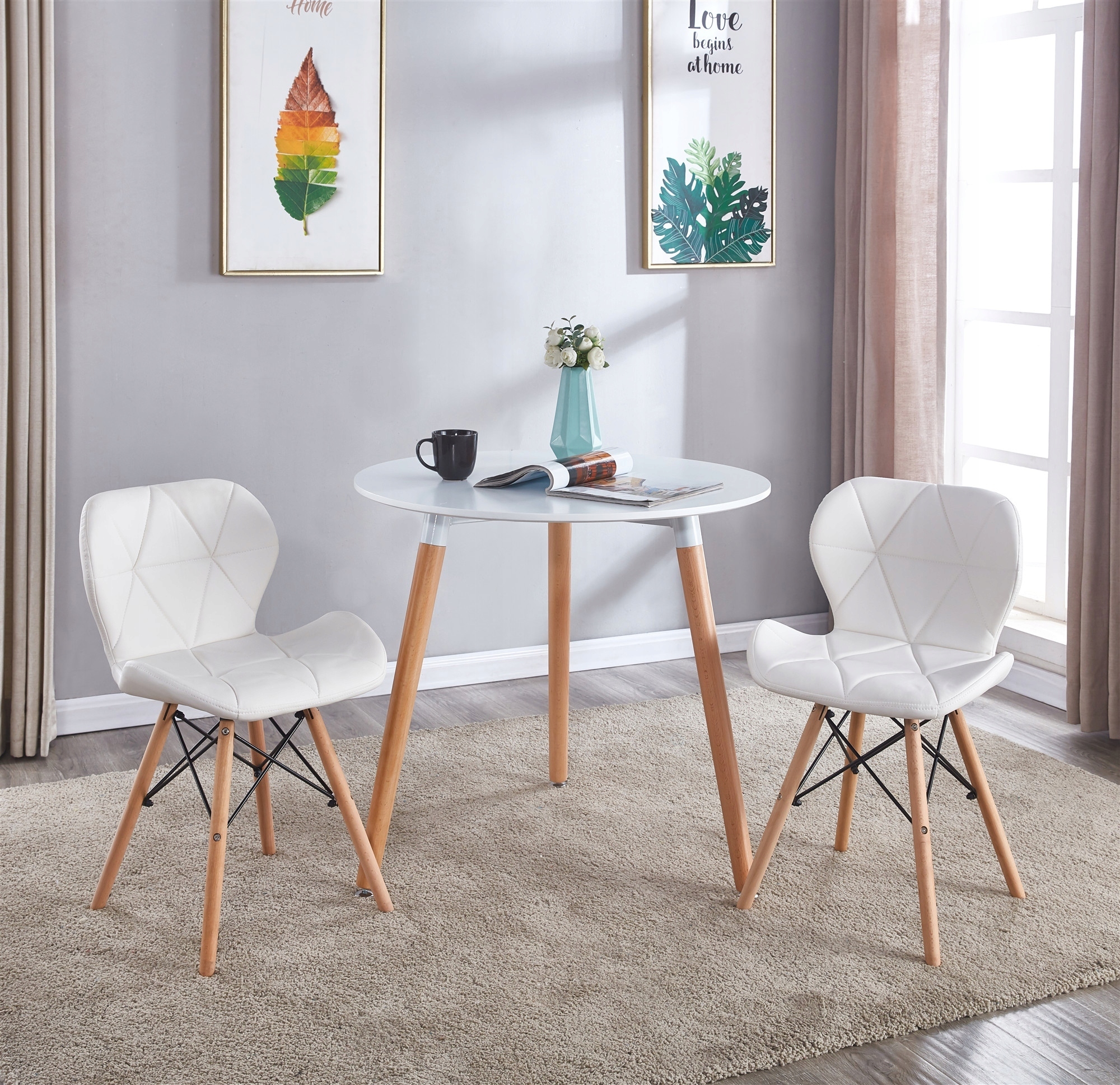 STÓŁ NOWOCZESNY BIAŁY DO JADALNI KUCHNI - 80cm Kolekcja STÓŁ NOWOCZESNY BIAŁY DO JADALNI KUCHNI