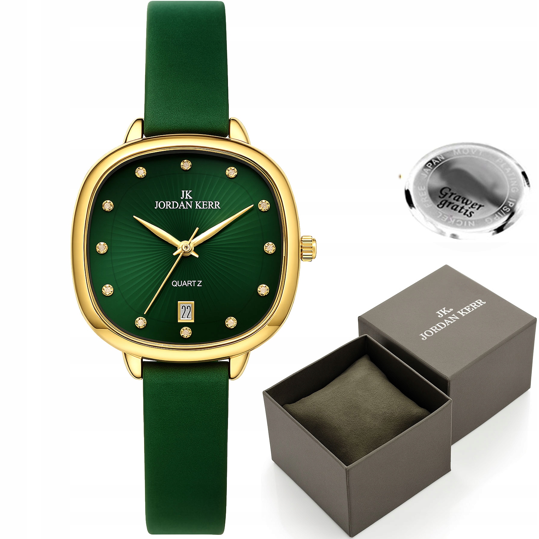 Dámské hodinky Jordan Kerr Pro Maminku s datumovkou a Zirkony