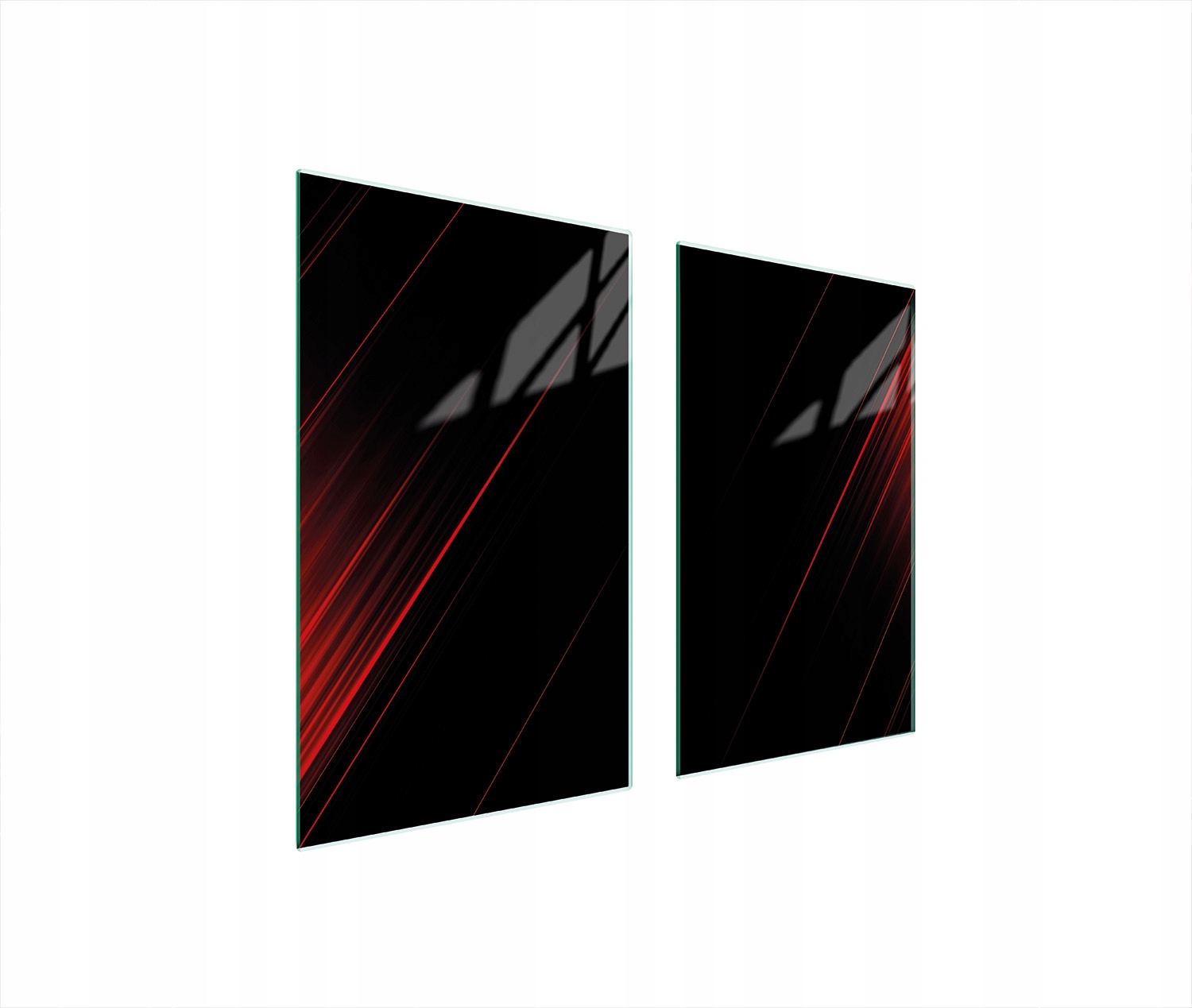 Skleněná Ochranná Deska Na Sporák 75x52 Černá Tvrzené Sklo