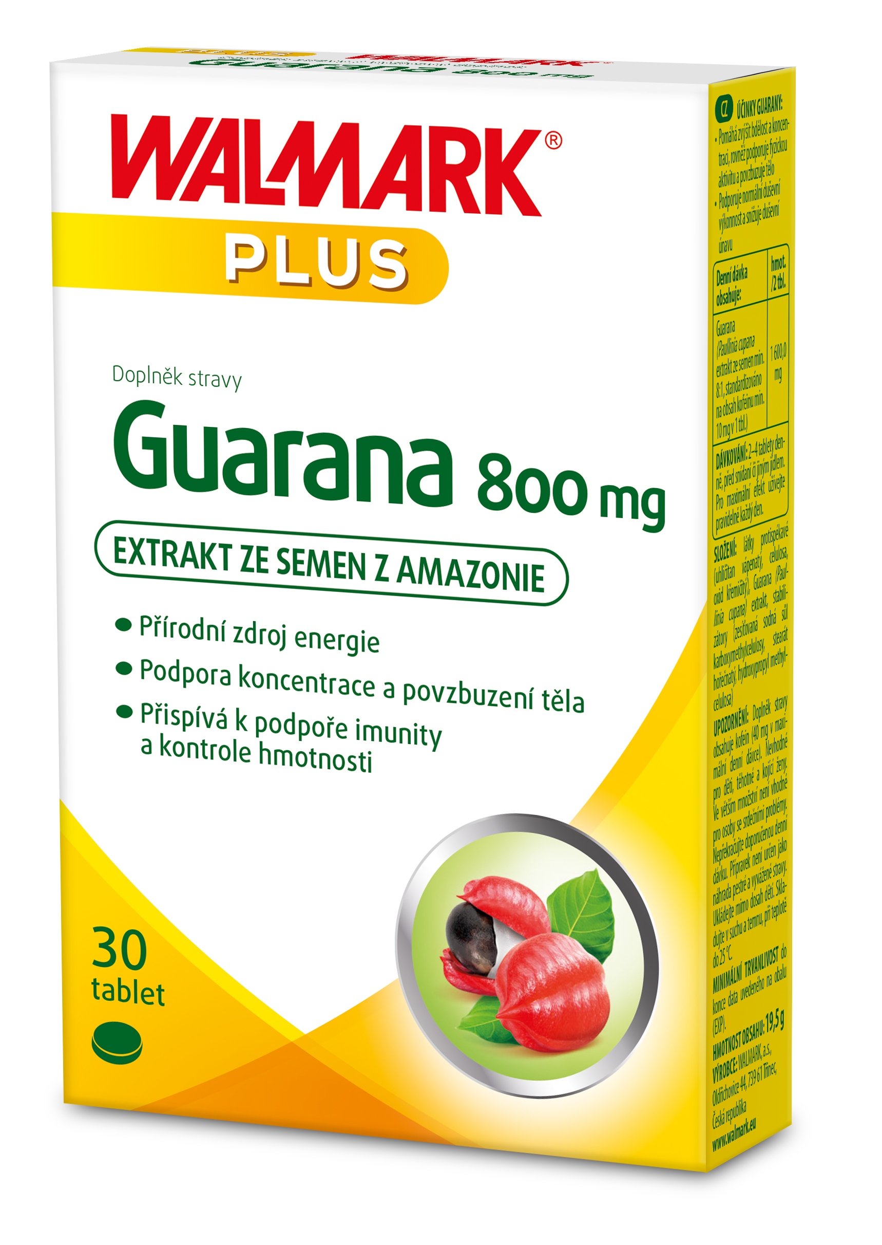 W Guarana 800 mg tbl.30