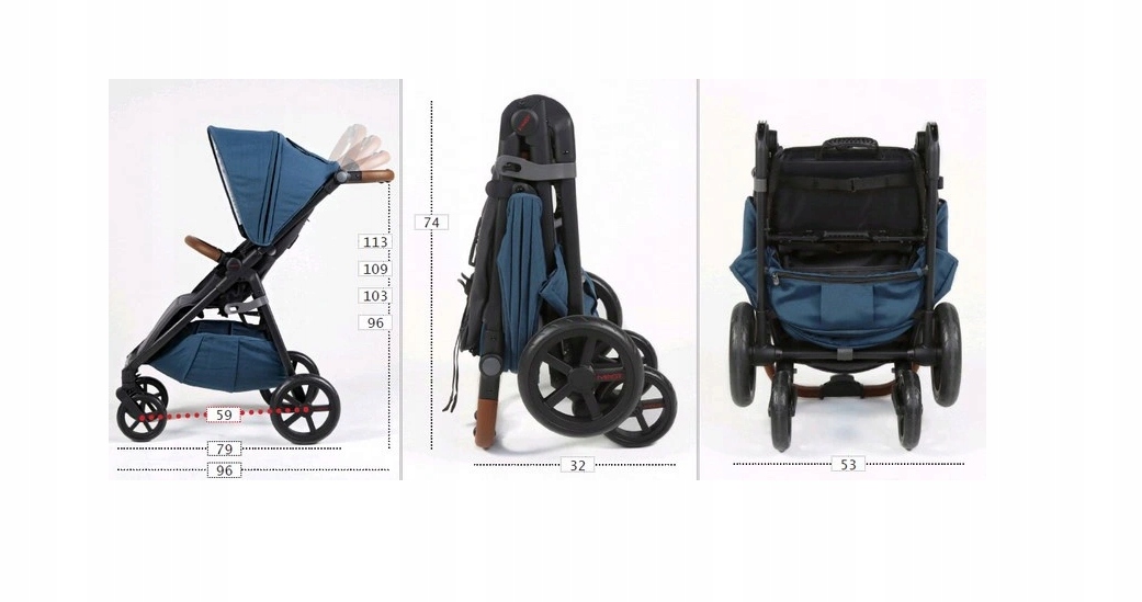 Wózek spacerowy MAST Swiss Design M4 ONYX Model M4