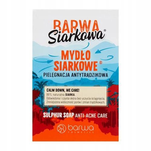 

Barwa Siarkowa Mydło siarkowe antytrądzikowe
