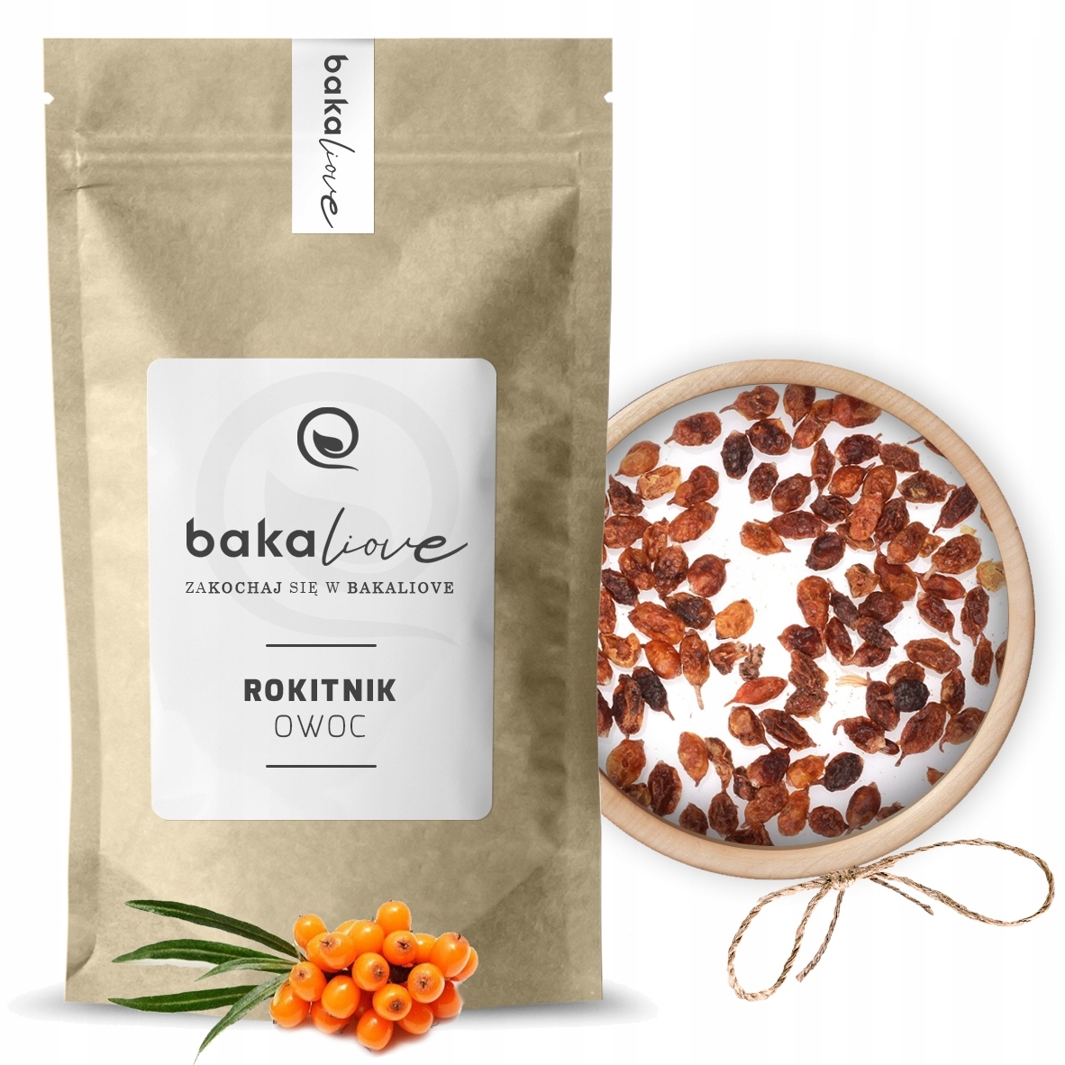 

Rokitnik suszony owoc owoce rokitnika całe 50g