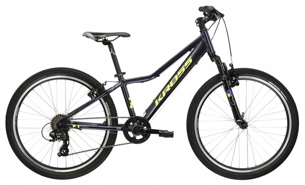 Rower dziecięcy Kross Hexagon Jr 1.0 (24'') gra żół