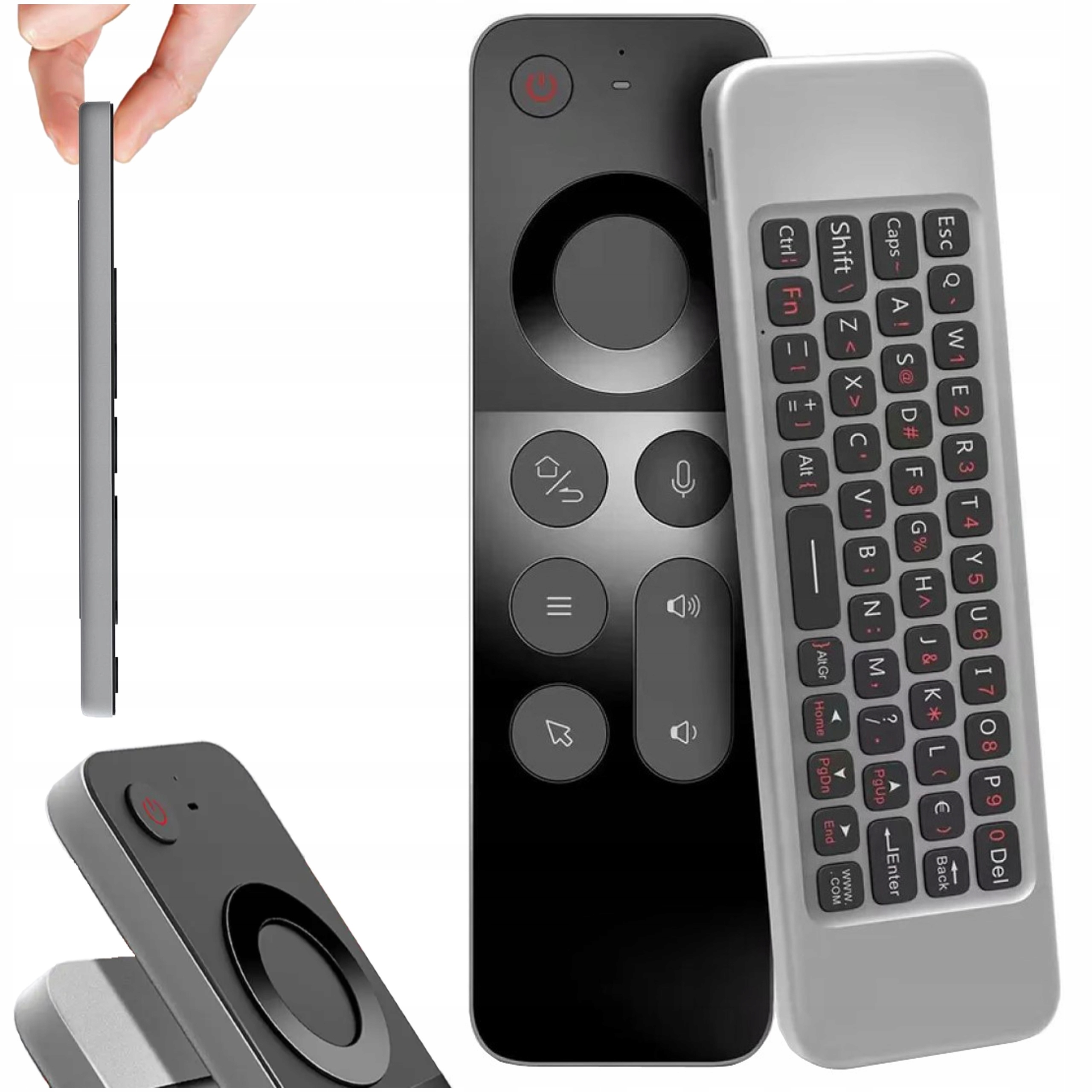 Univerzální Pilot Qwerty Pl pro Tv Pc notebook Usb 2,4G Android Windows