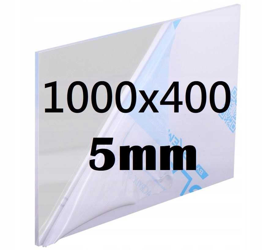 Plexi Plexi Plexi Plexa na míru 100 cm x 40 cm x 5 mm Bezbarvá Deska