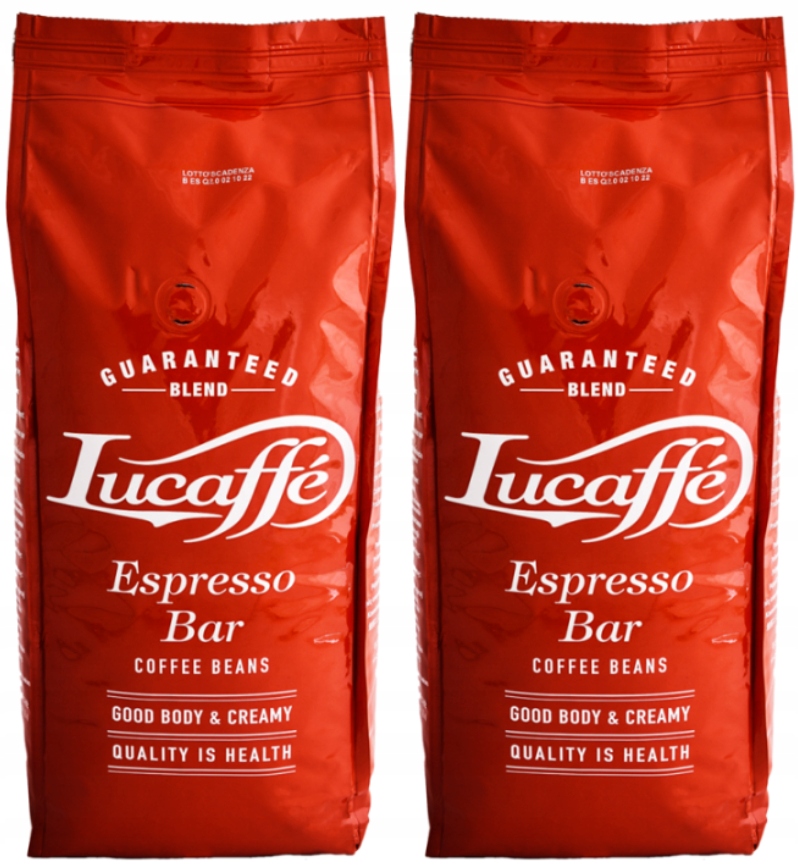 Levně Lucaffe Espresso Bar káva zrnková Arabica Robusta 2x1 kg