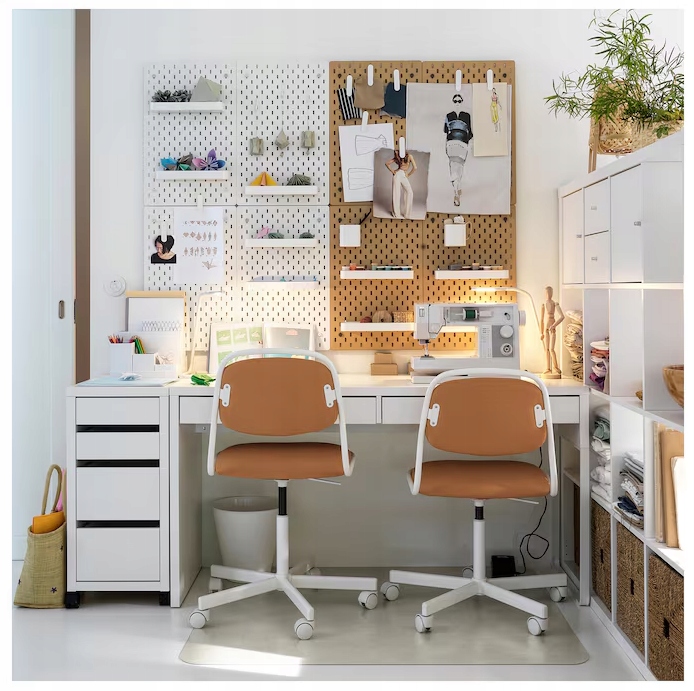 IKEA MICKE Biurko, biały, 142x50 cm Kod producenta 90214308