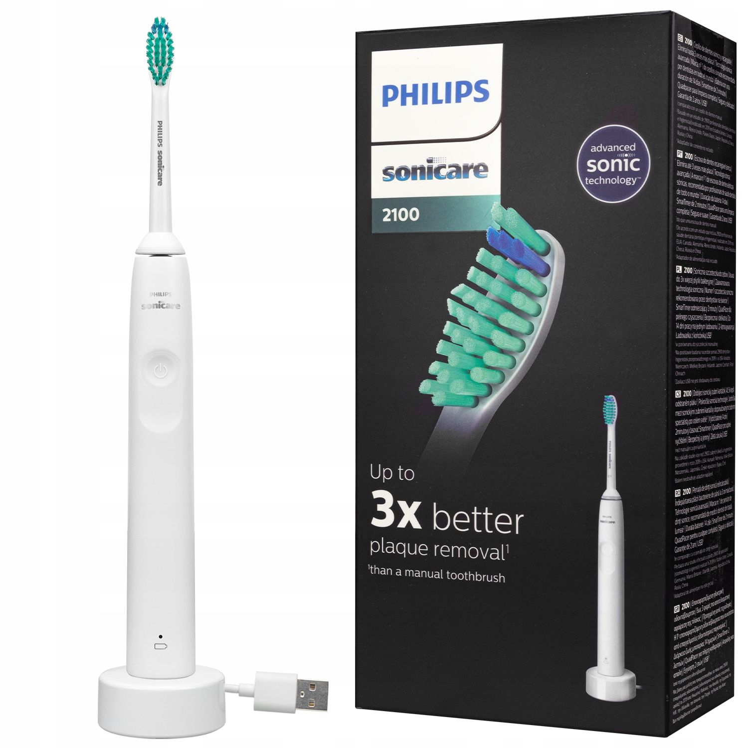 Elektryczna Szczoteczka Soniczna Do Zębów Philips Sonicare HX3651/13 Biała