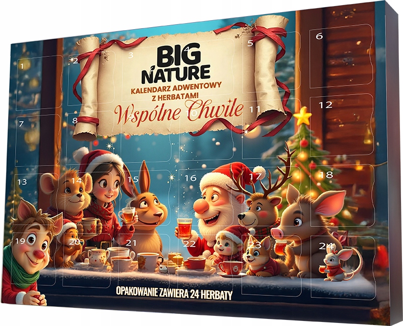 Levně Adventní kalendář s listovými čaji „Společné chvíle“