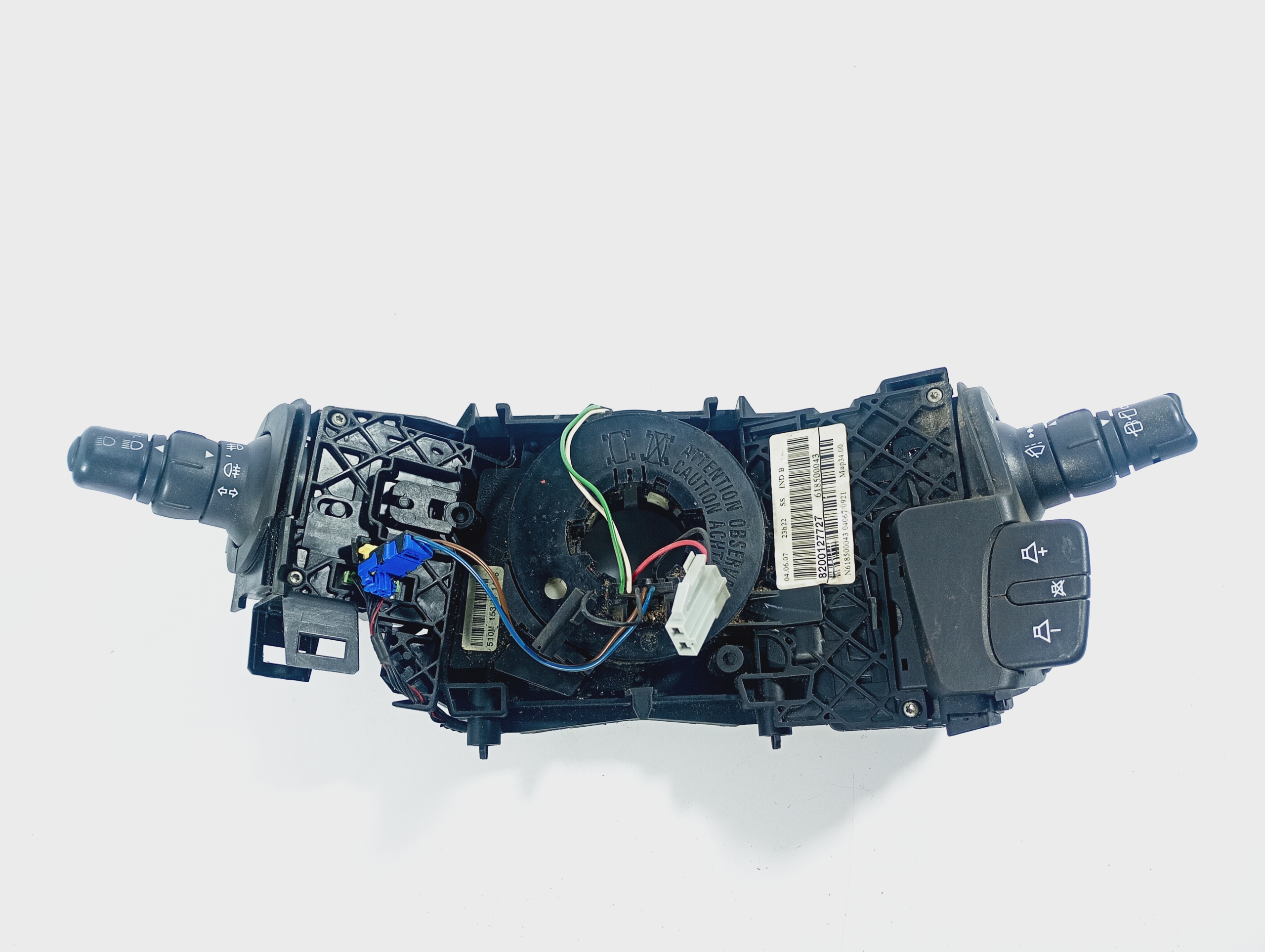 switch steering wheel levers and controls OE 8200127727 Renault Scenic 2 II 05-08