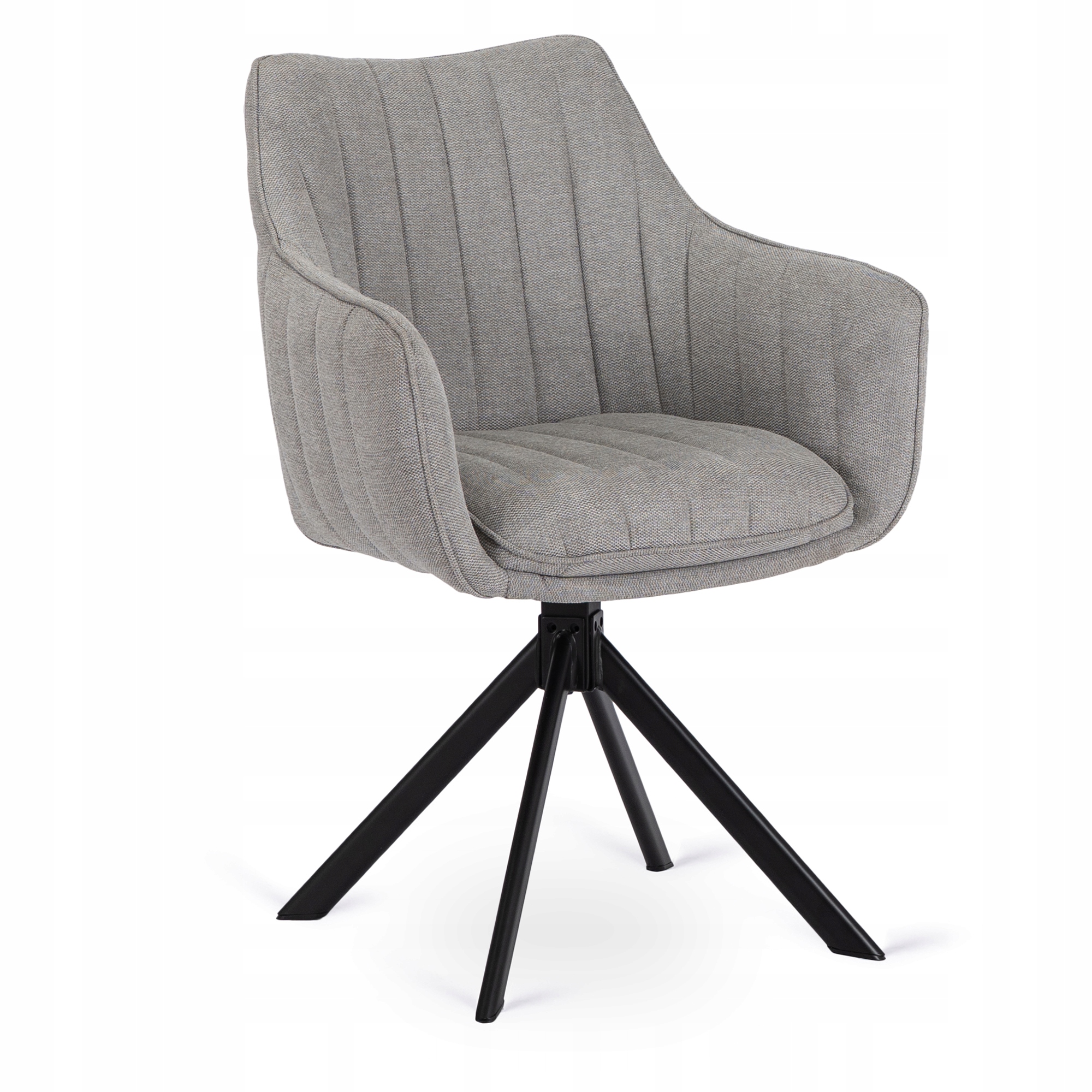 Otočná kuchyňská židle do jídelny do obývacího pokoje šedá Mumbai