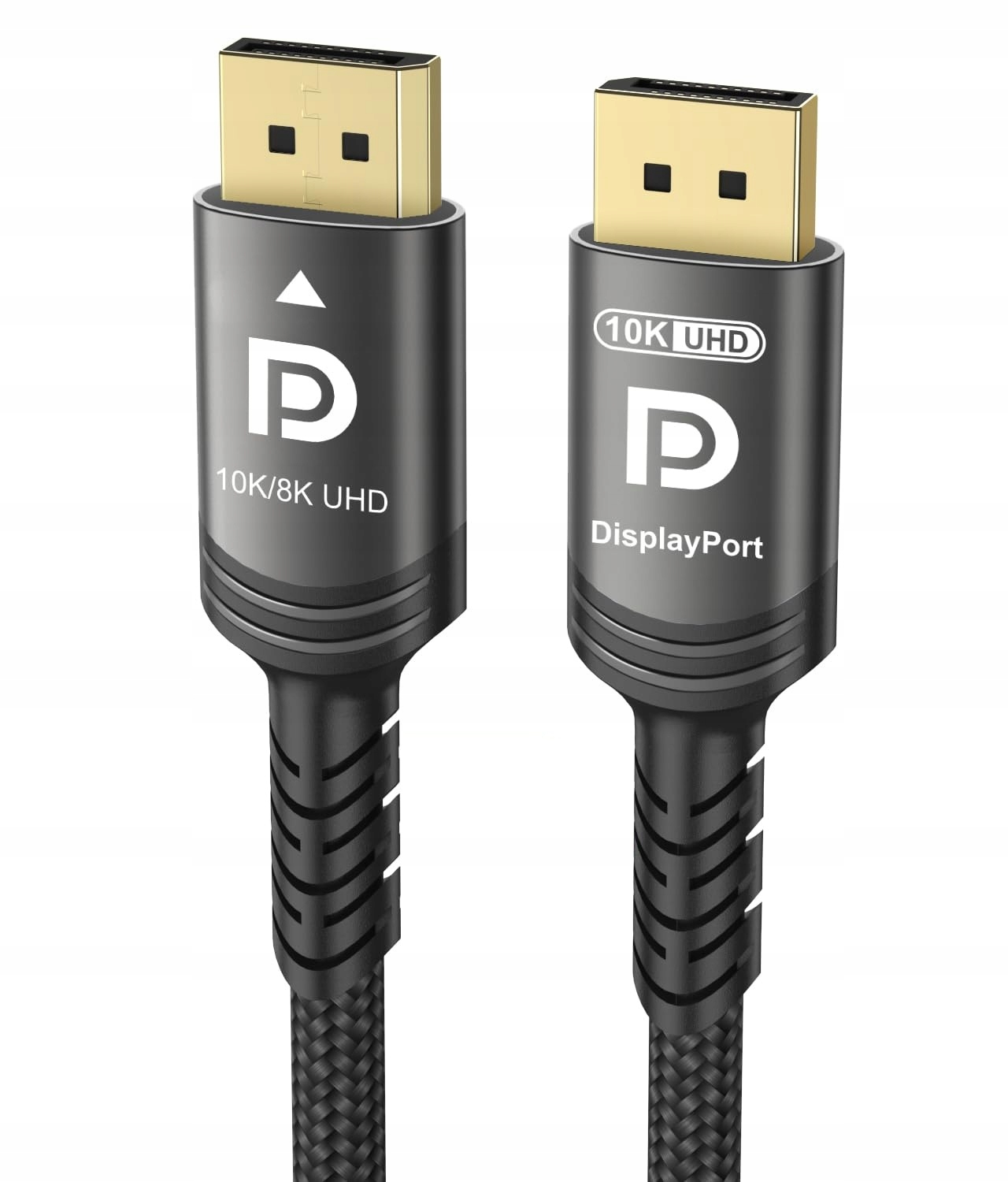 Kábel DisplayPort 2.1 15m 10K 8K 4K 240Hz 165Hz 144Hz 120Hz Nylon Dp-dp