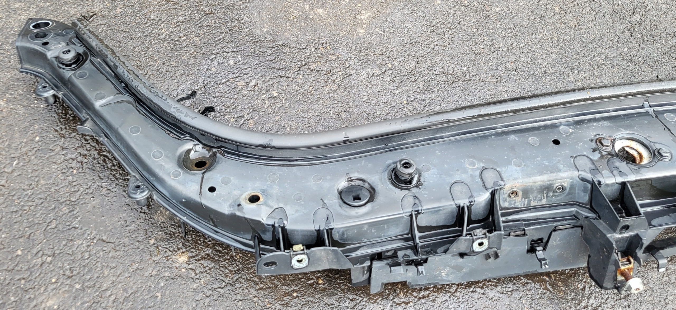 sider front upper pillar iron bonnet latch lock rope RENAULT SCENIC II 2