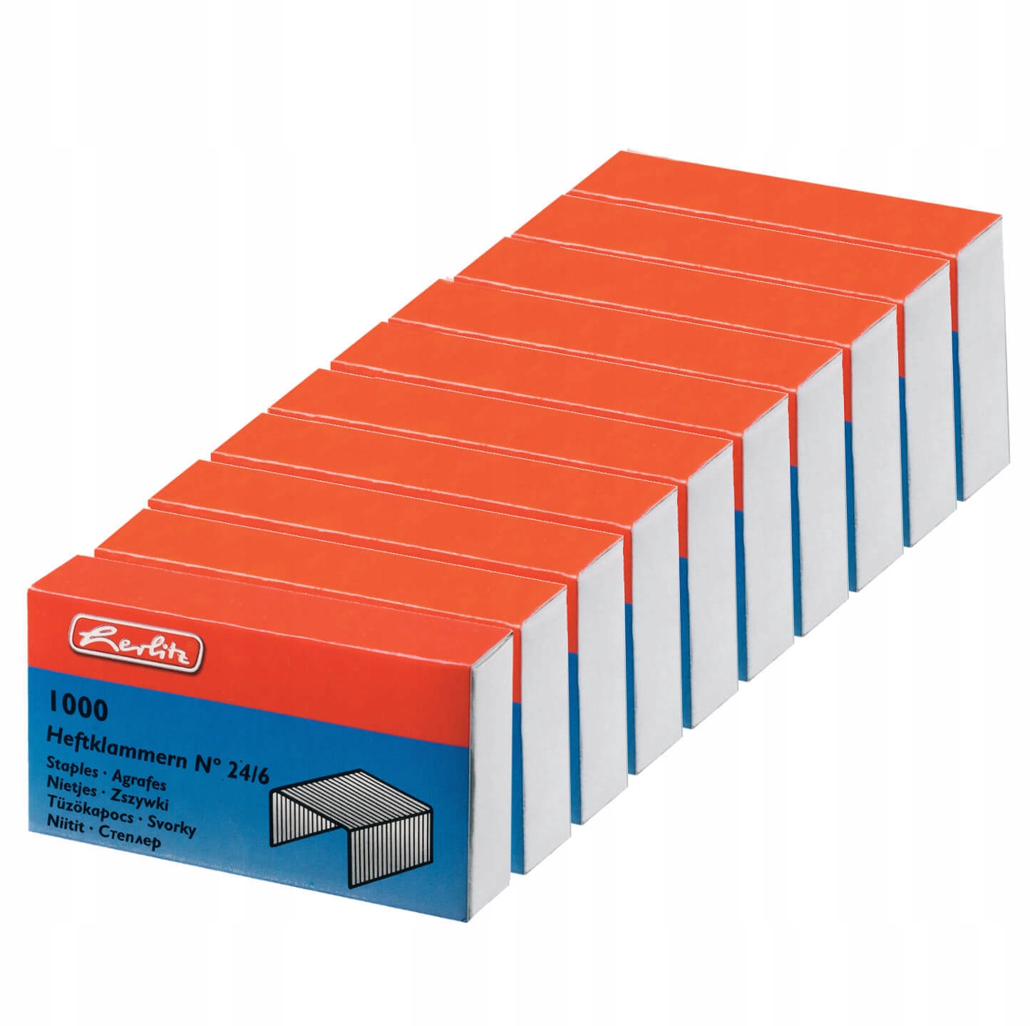 

Zszywki NR24/6 10 opakowań po 1000 sztuk Herlitz