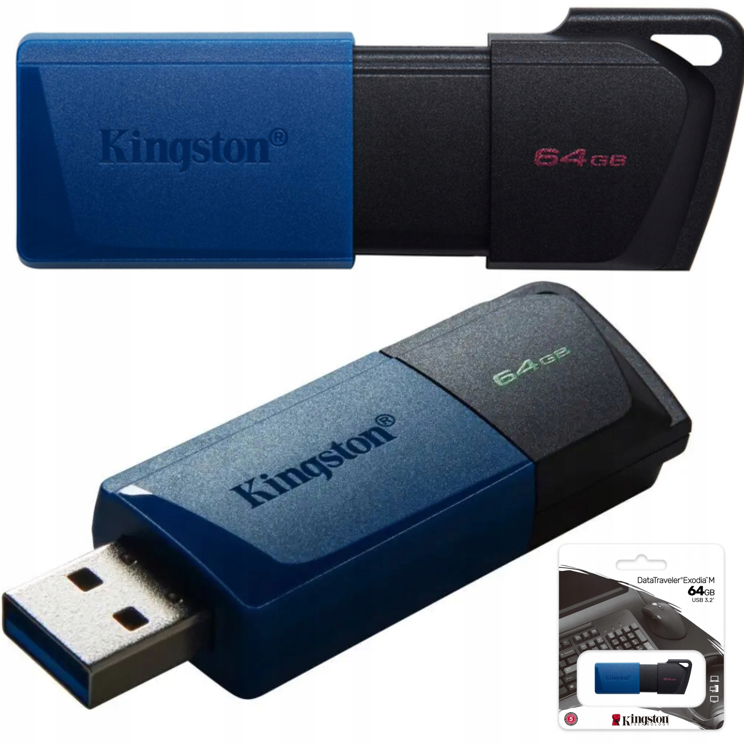 

Pendrive Kingston Exodia M 64 Gb Usb 3.2 Pamięć