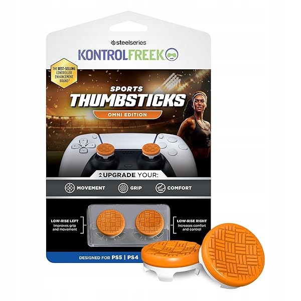 Nakładki gumki KontrolFreek Sports Omni Orange/White do PlayStation 5