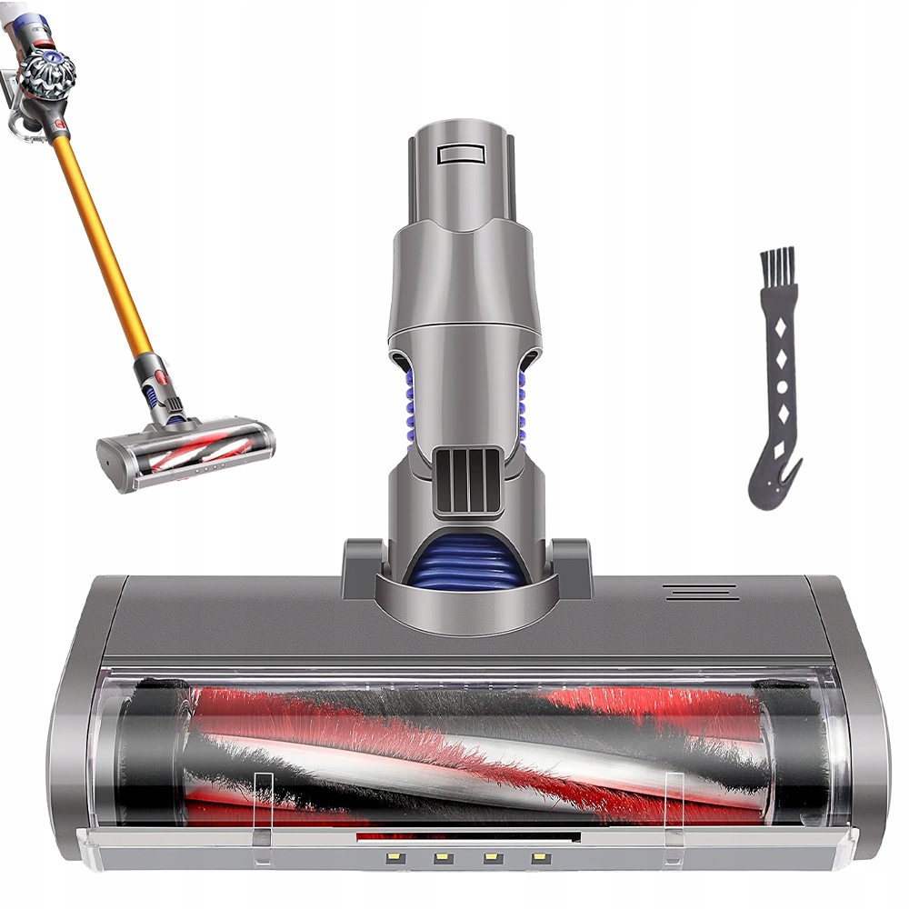 Led Turbokartáč Pro Vysavače Dyson V6 DC62 DC61 DC59 DC58 Odolný