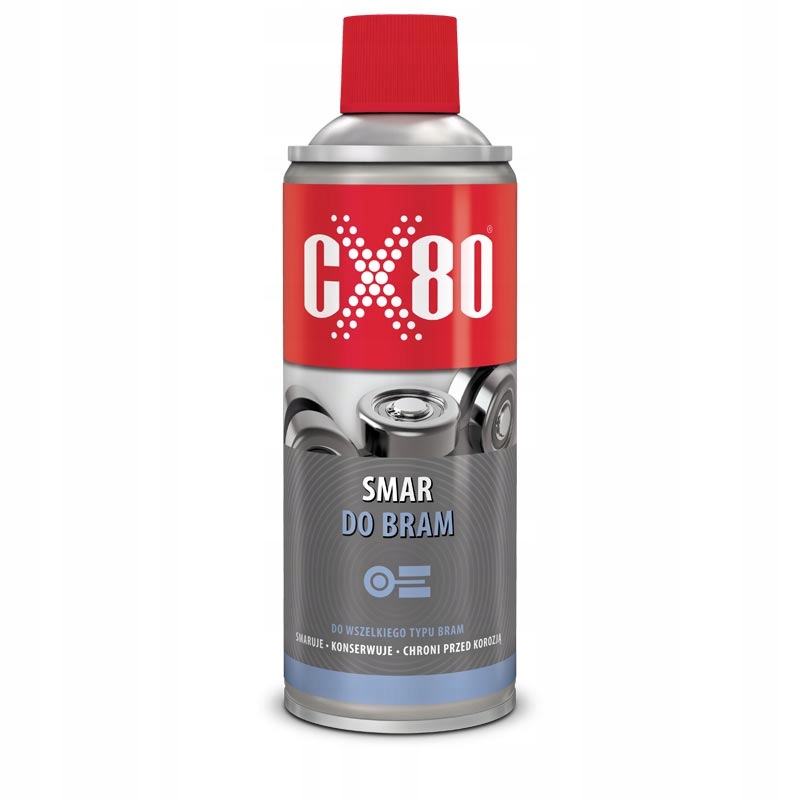 CX80 Smar do bram przesuwnych garażowych prowadnic szyn Spray 500ml