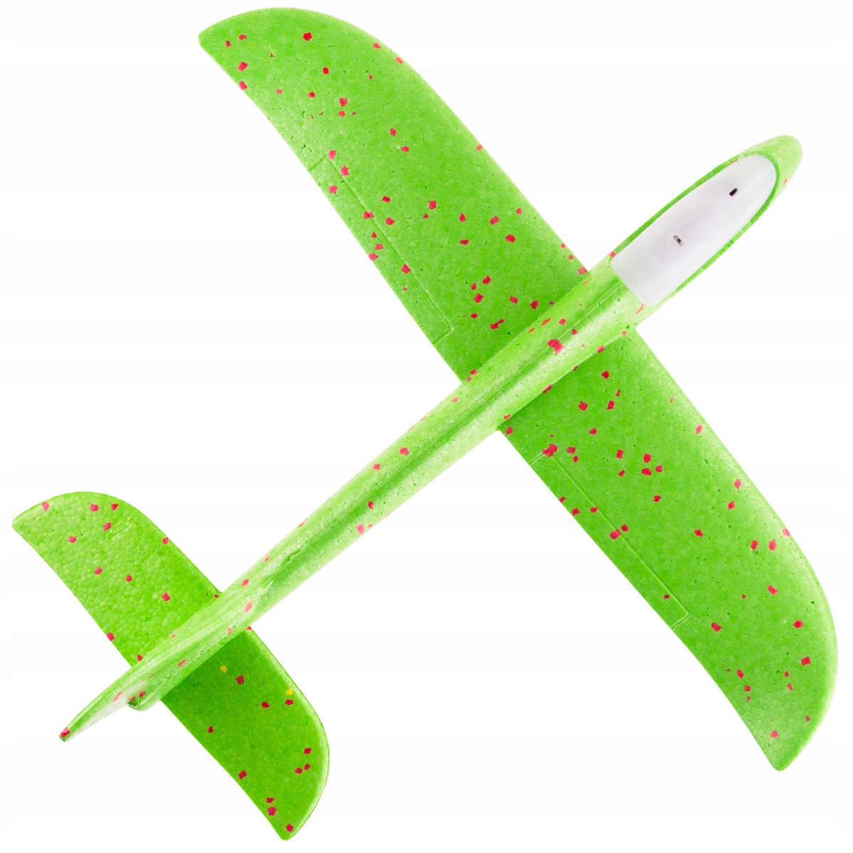 SAMOLOT STYROPIANOWY STYROPIANU 49CM ŚWIECĄCY LED Bohater brak