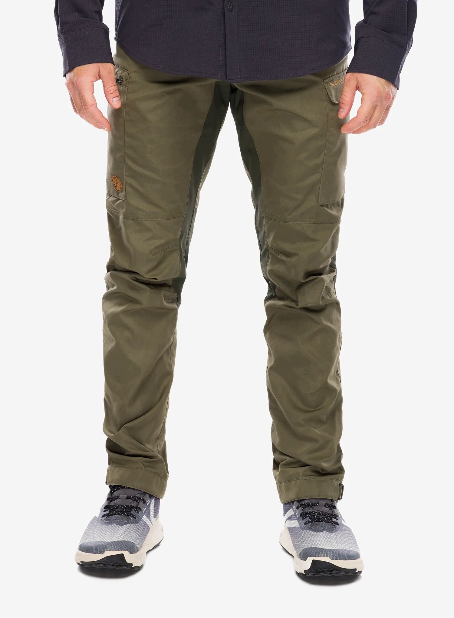 Spodnie turystyczne Fjallraven Kaipak Trousers laurel green 46 (s)