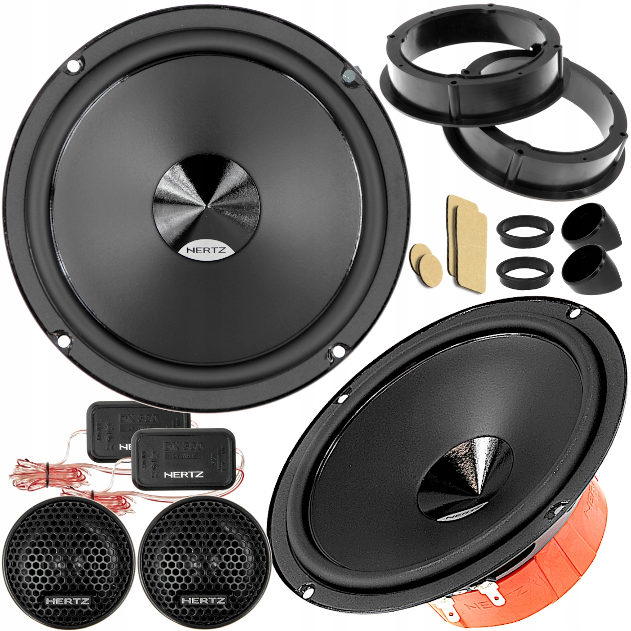 GŁOŚNIKI SAMOCHODOWE HERTZ SYSTEM 165MM DO SEAT ALTEA AROSA CORDOBA LEON