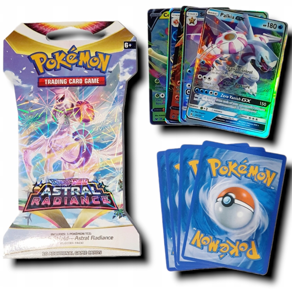 

Kolekcjonerskie Błyszczące Karty Pokemon Astral