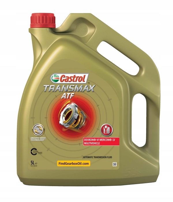 CASTROL OLEJ CASTROL TRANSMAX ATF DEXRON VI MERCON LV MULTIVEHICLE 5L / G 0