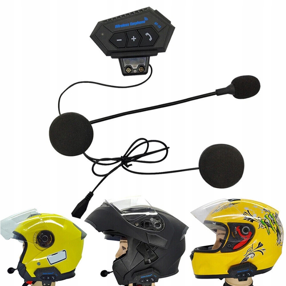 Zestaw słuchawkowy Bluetooth do kasku motocyklowego słuchawki do interkomu