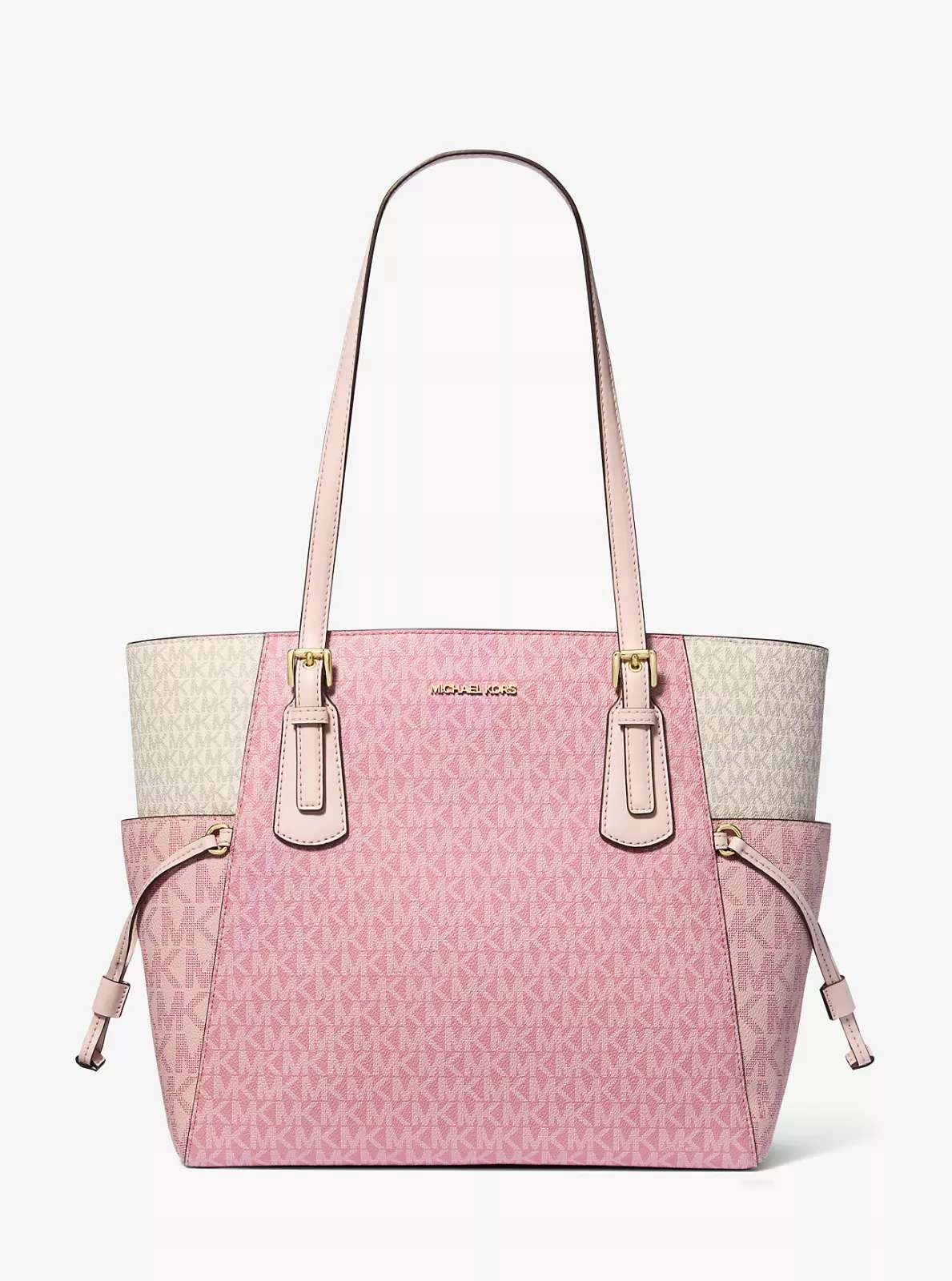Michael Kors dámská velká kabelka Voyager růžová