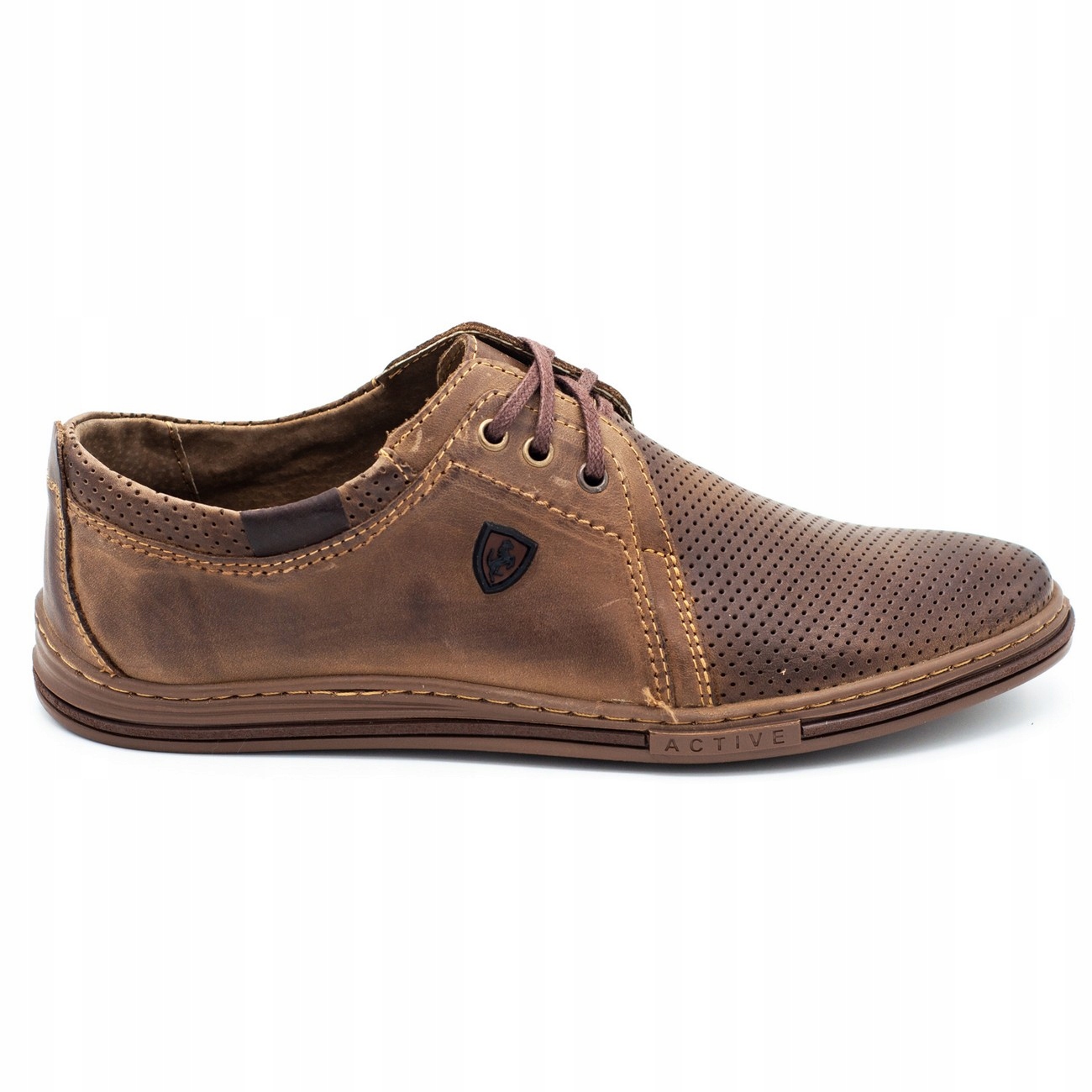 

Buty Olivier Skóra Casual 343 Per Brąz 39