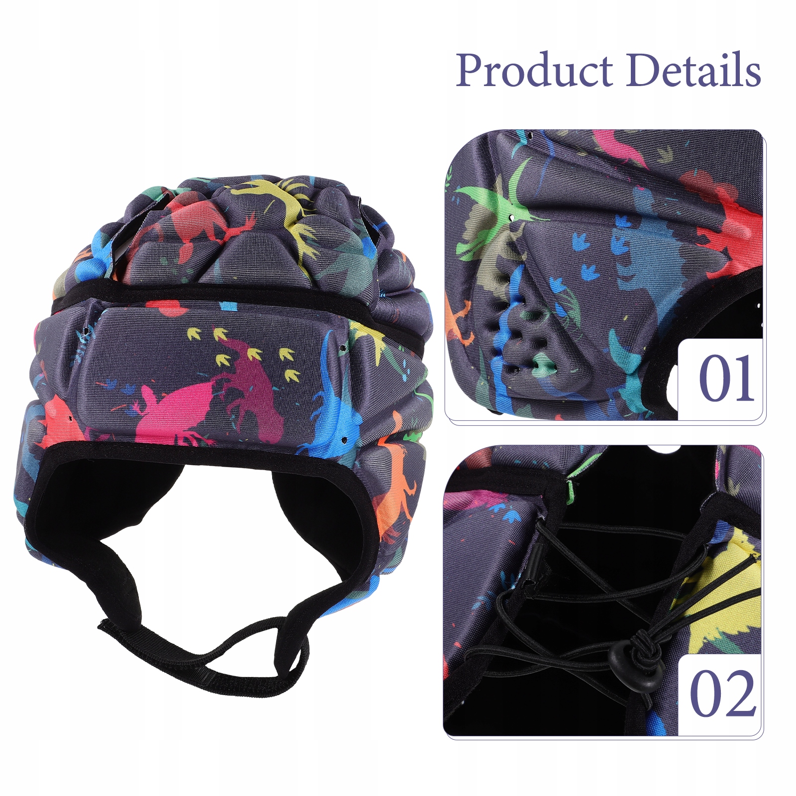 KASK ANTYKOLIZYJNY NAGŁOWIE OCHRONNE RUGBY Marka bez marki