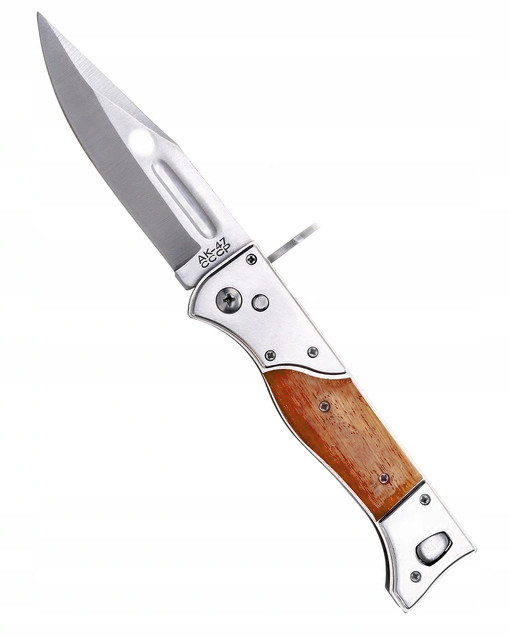 Nóż sprężynowy składany AK-47 22cm kabura