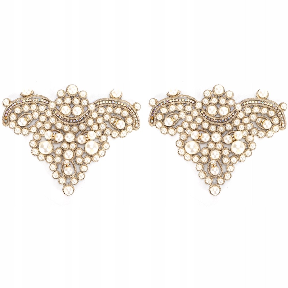 KLIPS RETRO DO BUTÓW OZDOBY DEKORACYJNA DO OBCASACH VINTAGE DIY 2 SZT