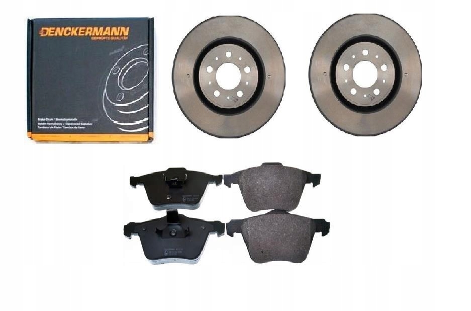 Kotouče Kostky Volvo S60 S80 V70 II Přední 320 MM