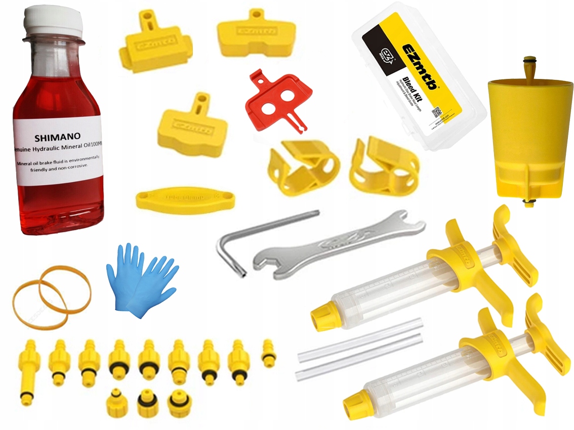 Sada Pro Odvzdušnění Brzd Jízdních Kol Shimano Tektro Magura Olej