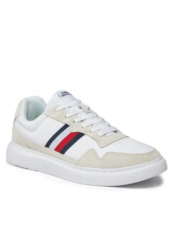 Tommy Hilfiger Light Cupsole Šněrovací Kožené Tenisky 43 U1C