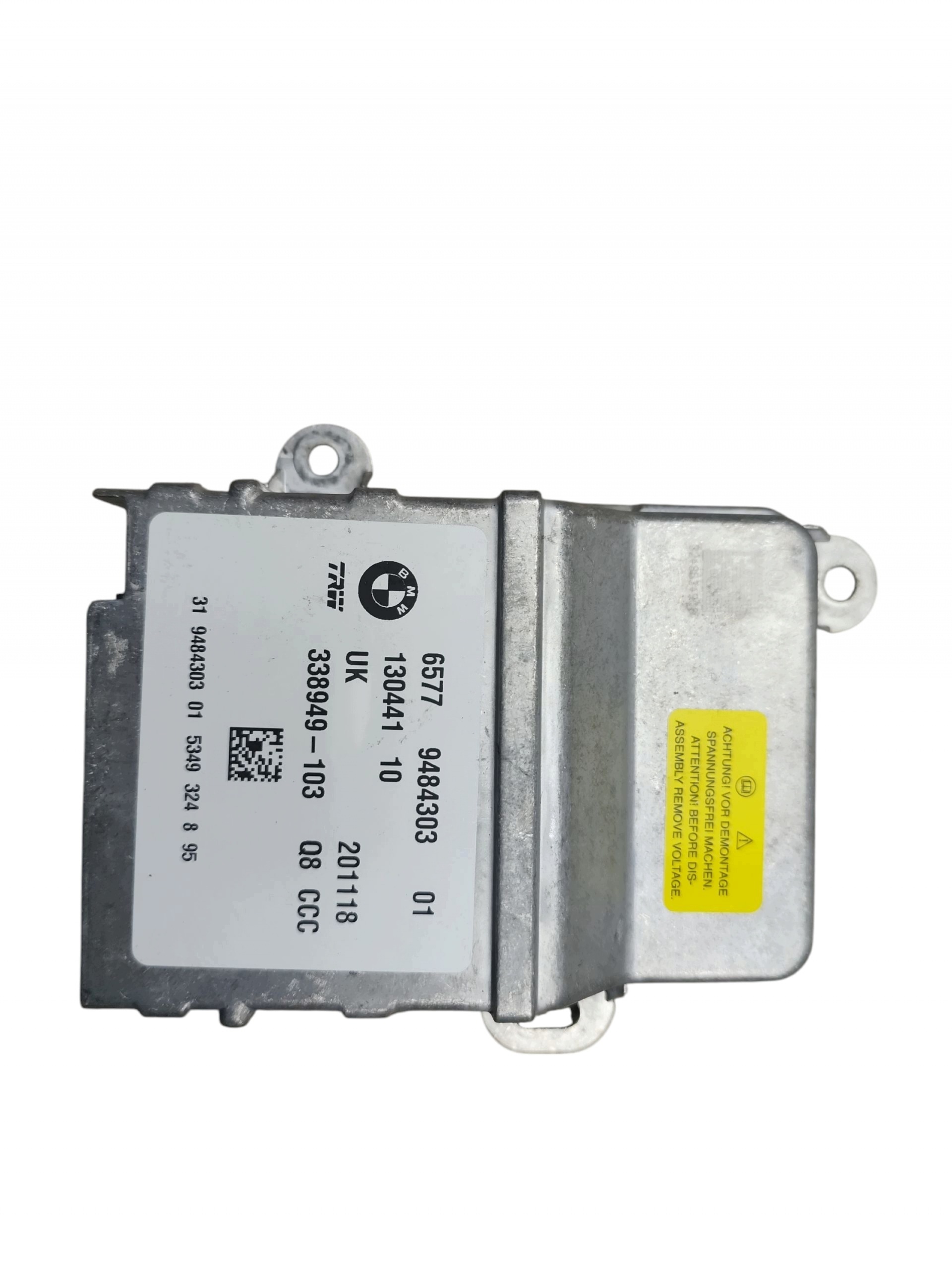 modulo SENSOR airbag BMW X1 F48 (2015-2019) 9484303 338949-103