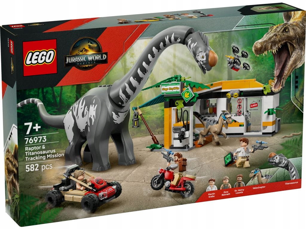 Lego 76973 Jurský svět Na stopě titanosaura a raptora