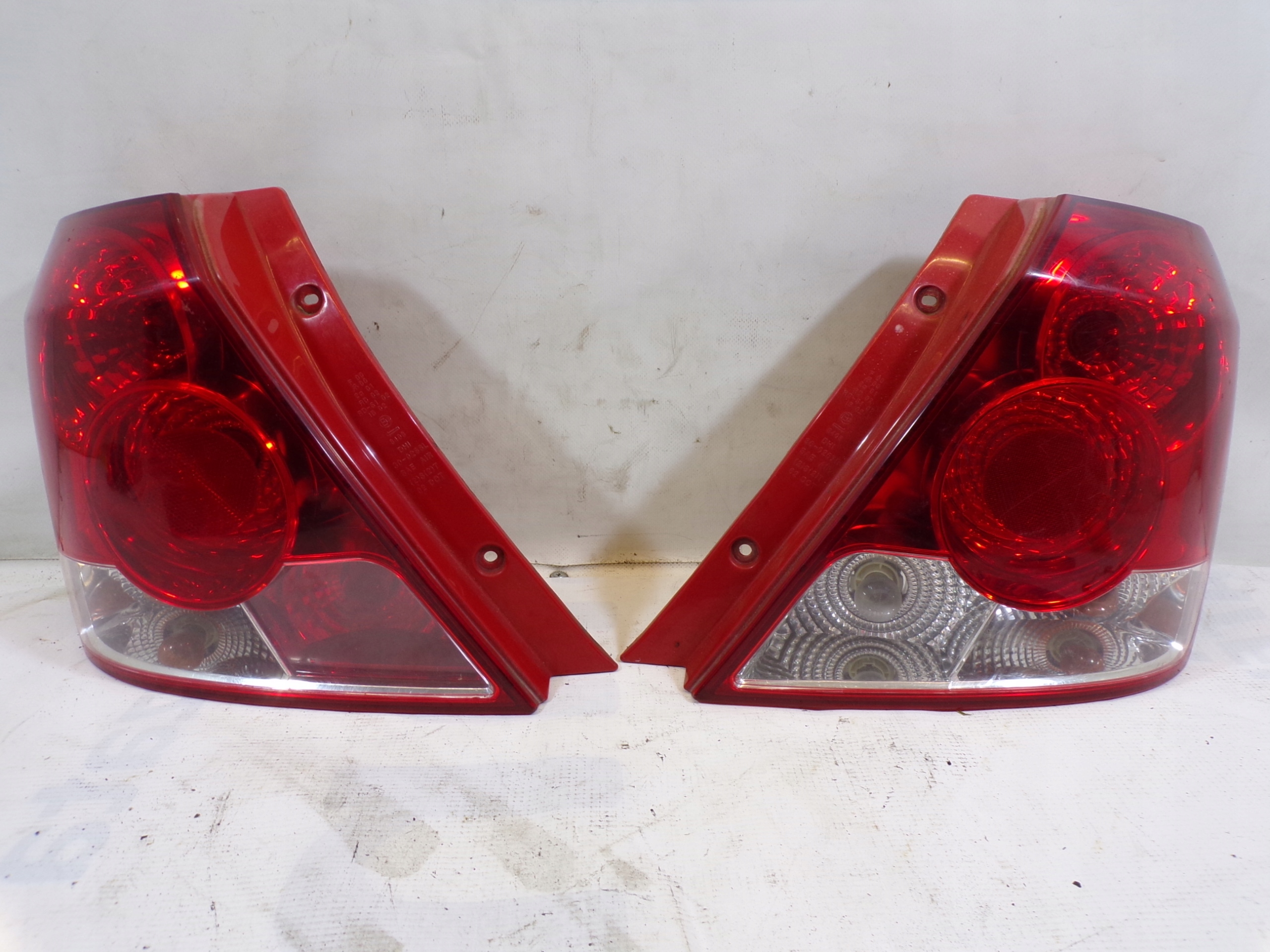 lights rear. rear part left right CHEVROLET AVEO (K)