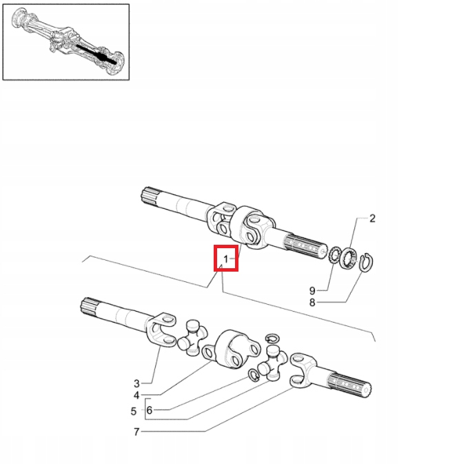 POLOS KOMPLETNA PRZOD CASE 580SR 590SR 85805993 Machine type Excavator Backhoe loader Loader