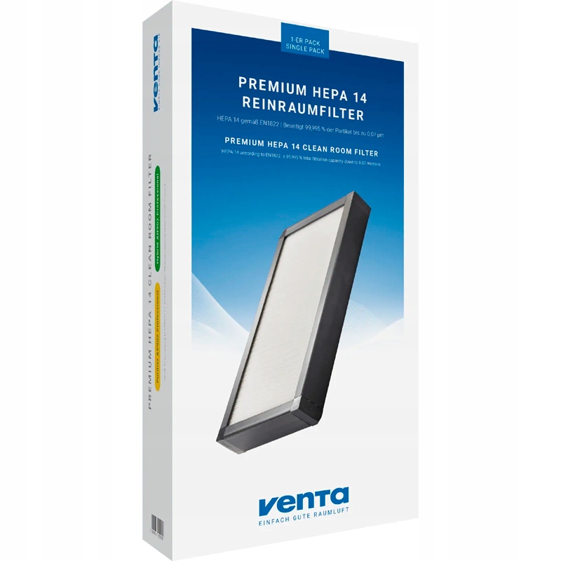 Venta VENTAcel H14 Professional Hepa filtr pro čističku vzduchu 99,99%
