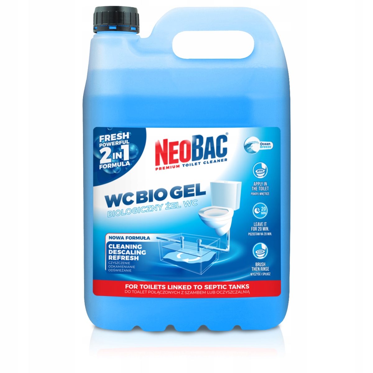 

Ekologiczny Żel do Wc 2w1 Bezpieczny Bio NeoBac 5L